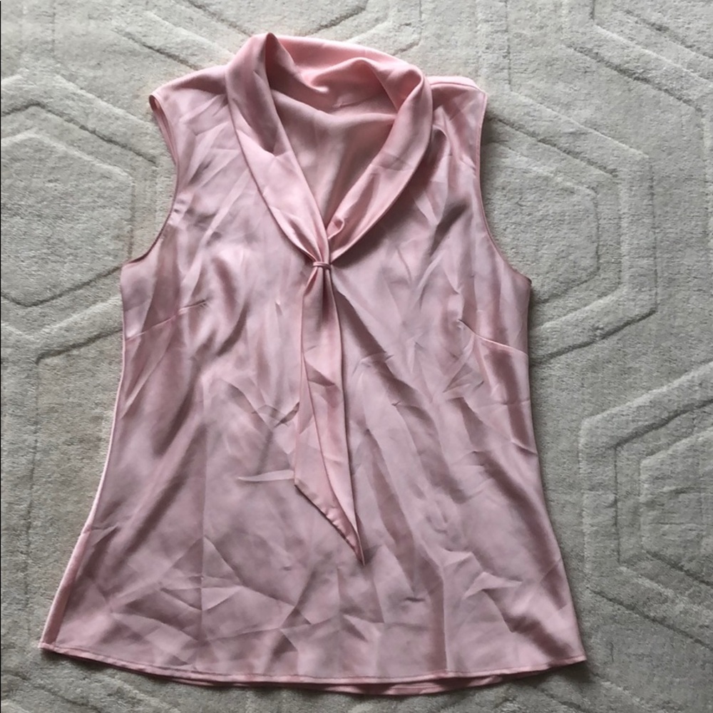 Calvin Klein light pink top - satin